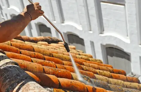 Nettoyage de toitures - Andouillé